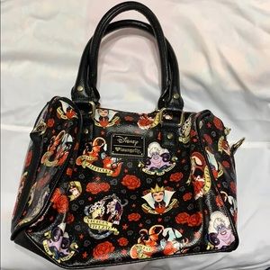 Loungefly Disney Villians Tattoo Style Purse